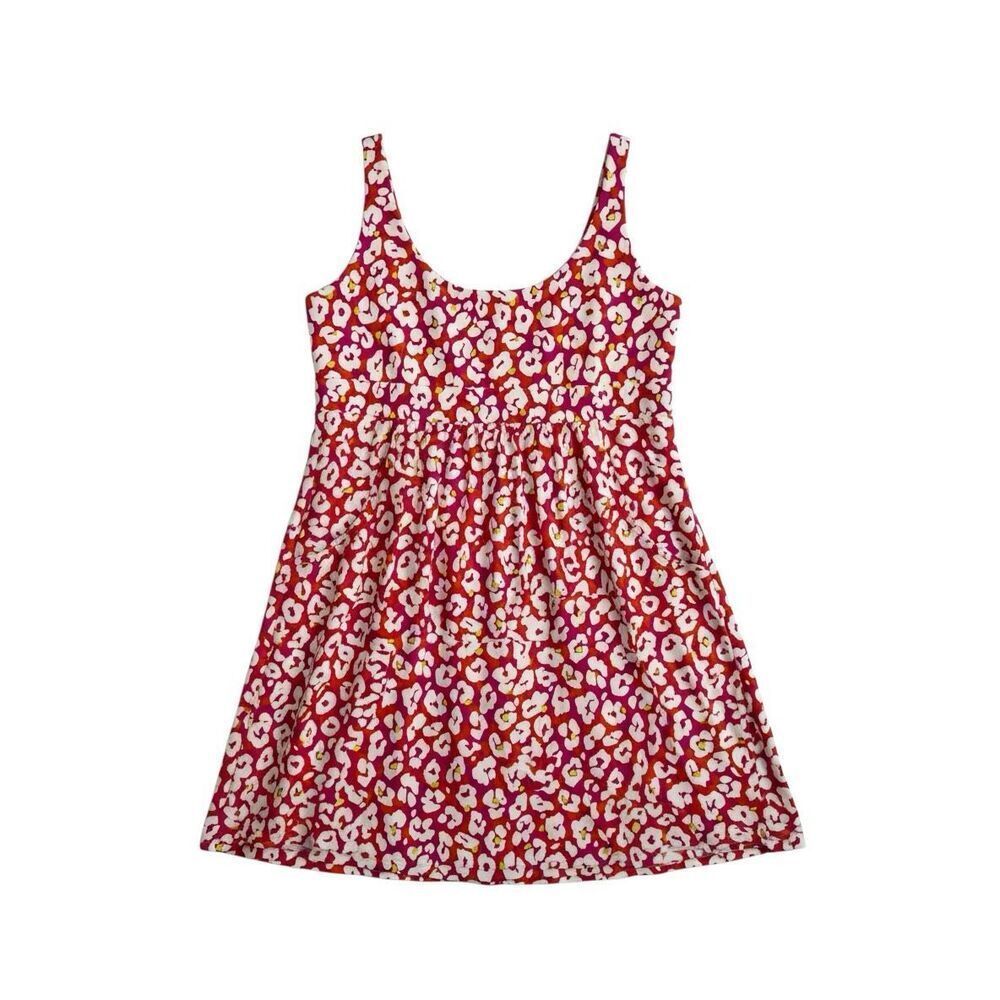 NWOT Jude Connally Sleeveless Mini Dress Size Large Pink Cheetah Print JudeCloth